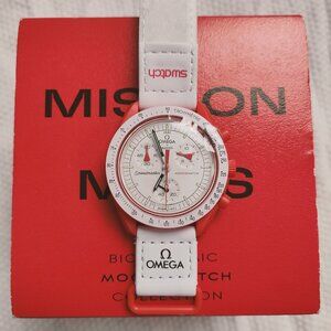 💜NWT💜 Swatch X Omega Moonswatch Mission To Mars Watch